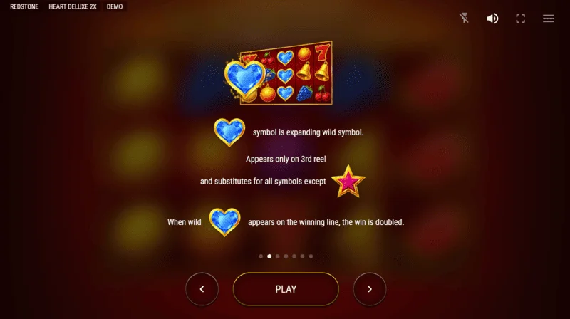 Heart Deluxe 2x – nabor simbolov: sedem, zvonec, sadje